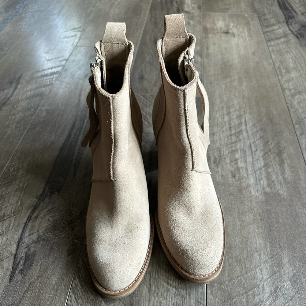 Acne Studios Pistol Suede Tan Mocca Castoro Boot Leather Nubuck EU 40 - Picture 2 of 5